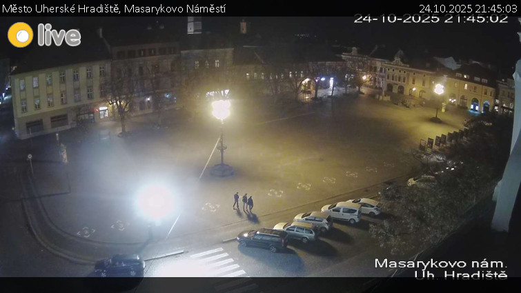 Město Uherské Hradiště - Masarykovo Náměstí - 24.10.2025 v 21:45 Město Uherské Hradiště - Masarykovo Náměstí - 24.10.2025 v 21:45