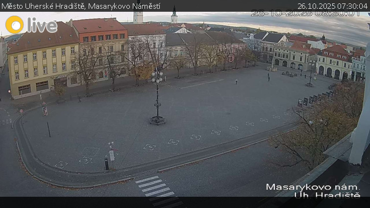 Město Uherské Hradiště - Masarykovo Náměstí - 26.10.2025 v 07:30 Město Uherské Hradiště - Masarykovo Náměstí - 26.10.2025 v 07:30
