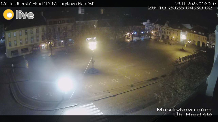 Město Uherské Hradiště - Masarykovo Náměstí - 29.10.2025 v 04:30 Město Uherské Hradiště - Masarykovo Náměstí - 29.10.2025 v 04:30