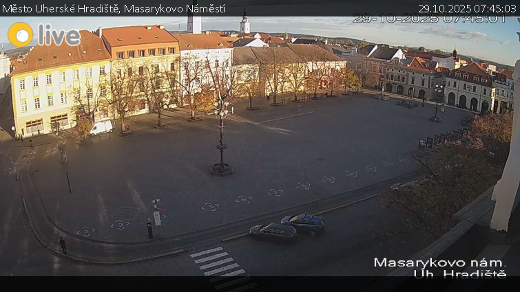 Město Uherské Hradiště - Masarykovo Náměstí - 29.10.2025 v 07:45 Město Uherské Hradiště - Masarykovo Náměstí - 29.10.2025 v 07:45