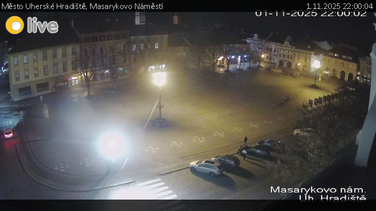 Město Uherské Hradiště - Masarykovo Náměstí - 1.11.2025 v 22:00 Město Uherské Hradiště - Masarykovo Náměstí - 1.11.2025 v 22:00