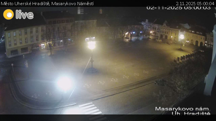 Město Uherské Hradiště - Masarykovo Náměstí - 2.11.2025 v 05:00 Město Uherské Hradiště - Masarykovo Náměstí - 2.11.2025 v 05:00