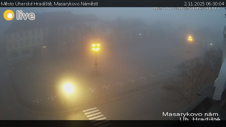 Město Uherské Hradiště - Masarykovo Náměstí - 2.11.2025 v 06:30 Město Uherské Hradiště - Masarykovo Náměstí - 2.11.2025 v 06:30