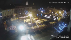 Město Uherské Hradiště - Masarykovo Náměstí - 14.12.2025 v 04:45 Město Uherské Hradiště - Masarykovo Náměstí - 14.12.2025 v 04:45