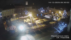 Město Uherské Hradiště - Masarykovo Náměstí - 14.12.2025 v 05:30 Město Uherské Hradiště - Masarykovo Náměstí - 14.12.2025 v 05:30