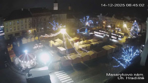 Město Uherské Hradiště - Masarykovo Náměstí - 14.12.2025 v 06:45 Město Uherské Hradiště - Masarykovo Náměstí - 14.12.2025 v 06:45