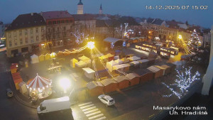 Město Uherské Hradiště - Masarykovo Náměstí - 14.12.2025 v 07:15 Město Uherské Hradiště - Masarykovo Náměstí - 14.12.2025 v 07:15