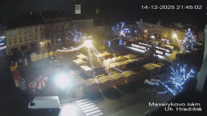 Město Uherské Hradiště - Masarykovo Náměstí - 14.12.2025 v 21:45 Město Uherské Hradiště - Masarykovo Náměstí - 14.12.2025 v 21:45