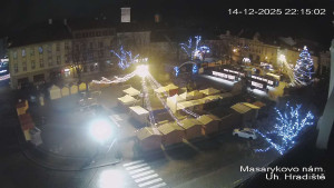 Město Uherské Hradiště - Masarykovo Náměstí - 14.12.2025 v 22:15 Město Uherské Hradiště - Masarykovo Náměstí - 14.12.2025 v 22:15