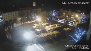 Město Uherské Hradiště - Masarykovo Náměstí - 14.12.2025 v 22:45 Město Uherské Hradiště - Masarykovo Náměstí - 14.12.2025 v 22:45
