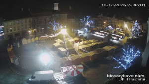 Město Uherské Hradiště - Masarykovo Náměstí - 16.12.2025 v 22:45 Město Uherské Hradiště - Masarykovo Náměstí - 16.12.2025 v 22:45