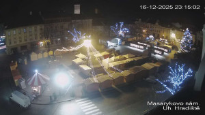 Město Uherské Hradiště - Masarykovo Náměstí - 16.12.2025 v 23:15 Město Uherské Hradiště - Masarykovo Náměstí - 16.12.2025 v 23:15