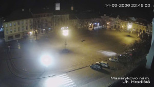 Město Uherské Hradiště - Masarykovo Náměstí - 14.3.2026 v 22:45 Město Uherské Hradiště - Masarykovo Náměstí - 14.3.2026 v 22:45