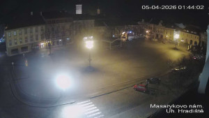Město Uherské Hradiště - Masarykovo Náměstí - 5.4.2026 v 01:45 Město Uherské Hradiště - Masarykovo Náměstí - 5.4.2026 v 01:45