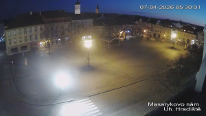 Město Uherské Hradiště - Masarykovo Náměstí - 7.4.2026 v 05:30 Město Uherské Hradiště - Masarykovo Náměstí - 7.4.2026 v 05:30