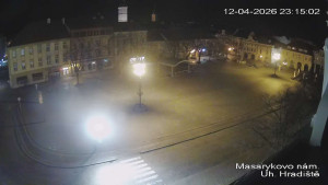 Město Uherské Hradiště - Masarykovo Náměstí - 12.4.2026 v 23:15 Město Uherské Hradiště - Masarykovo Náměstí - 12.4.2026 v 23:15