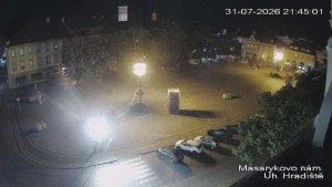 Stadt Uherské Hradiště - Masarykplatz - 31.7.2026 v 21:45 Stadt Uherské Hradiště - Masarykplatz - 31.7.2026 v 21:45