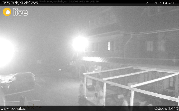 Suchý vrch - Suchý vrch - 2.11.2025 v 04:45 Suchý vrch - Suchý vrch - 2.11.2025 v 04:45