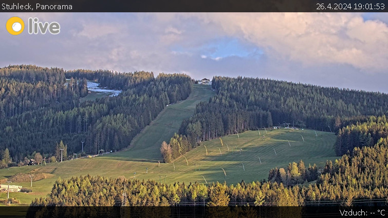 Stuhleck - Panorama - 26.4.2024 v 19:01