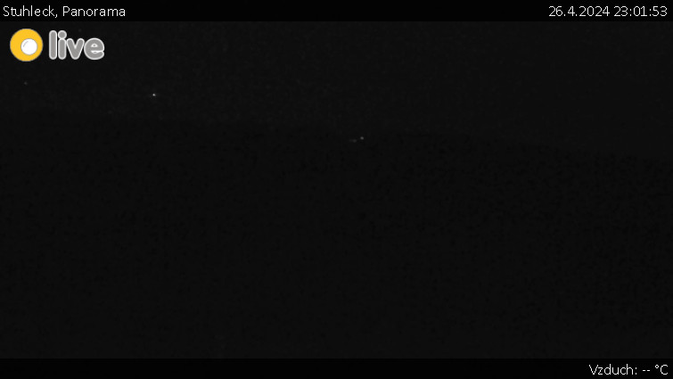 Stuhleck - Panorama - 26.4.2024 v 23:01