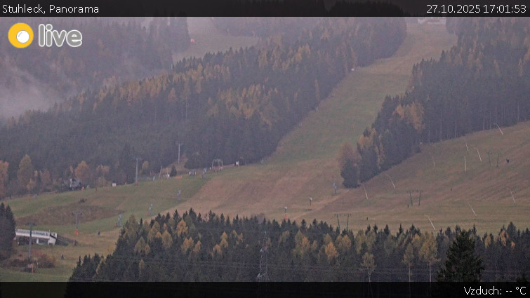 Stuhleck - Panorama - 27.10.2025 v 17:01 Stuhleck - Panorama - 27.10.2025 v 17:01