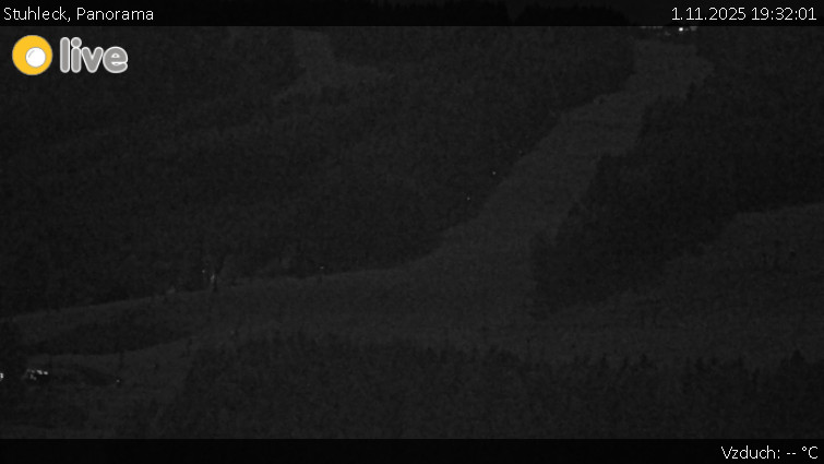 Stuhleck - Panorama - 1.11.2025 v 19:32 Stuhleck - Panorama - 1.11.2025 v 19:32