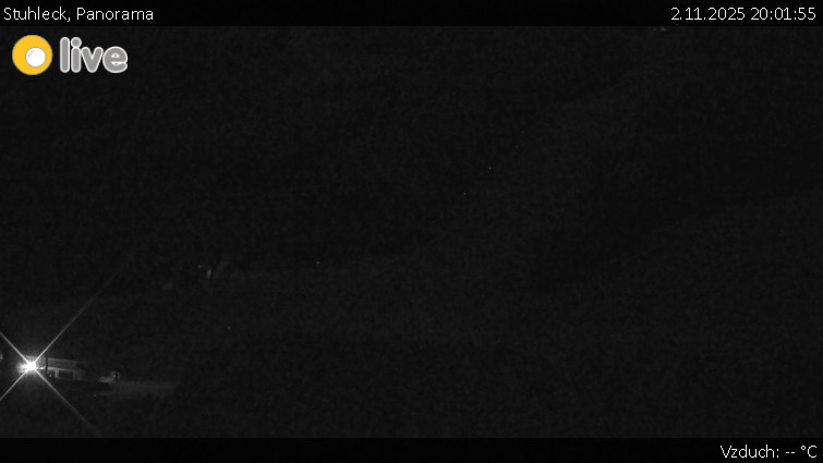 Stuhleck - Panorama - 2.11.2025 v 20:01 Stuhleck - Panorama - 2.11.2025 v 20:01