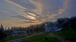 Stuhleck - Górna stacja kolejki Stuhleckbahn - 8.8.2026 v 06:45 Stuhleck - Górna stacja kolejki Stuhleckbahn - 8.8.2026 v 06:45