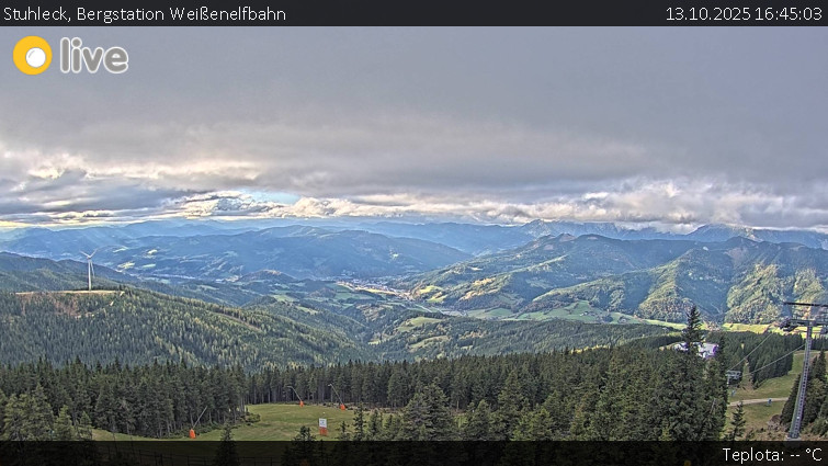 Stuhleck - Bergstation Weißenelfbahn - 13.10.2025 v 16:45 Stuhleck - Bergstation Weißenelfbahn - 13.10.2025 v 16:45