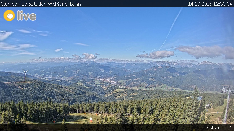 Stuhleck - Bergstation Weißenelfbahn - 14.10.2025 v 12:30 Stuhleck - Bergstation Weißenelfbahn - 14.10.2025 v 12:30