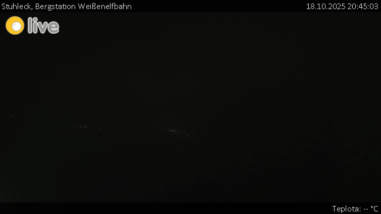 Stuhleck - Bergstation Weißenelfbahn - 18.10.2025 v 20:45 Stuhleck - Bergstation Weißenelfbahn - 18.10.2025 v 20:45