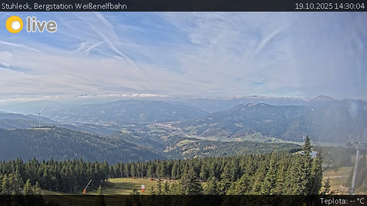 Stuhleck - Bergstation Weißenelfbahn - 19.10.2025 v 14:30 Stuhleck - Bergstation Weißenelfbahn - 19.10.2025 v 14:30