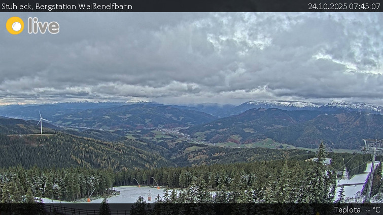 Stuhleck - Bergstation Weißenelfbahn - 24.10.2025 v 07:45 Stuhleck - Bergstation Weißenelfbahn - 24.10.2025 v 07:45