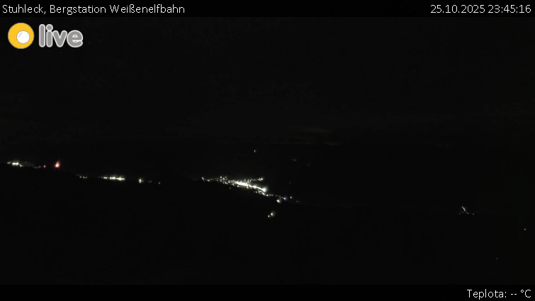 Stuhleck - Bergstation Weißenelfbahn - 25.10.2025 v 23:45 Stuhleck - Bergstation Weißenelfbahn - 25.10.2025 v 23:45