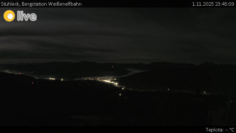 Stuhleck - Bergstation Weißenelfbahn - 1.11.2025 v 23:45 Stuhleck - Bergstation Weißenelfbahn - 1.11.2025 v 23:45