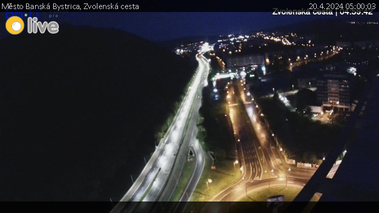 Město Banská Bystrica - Zvolenská cesta - 20.4.2024 v 05:00