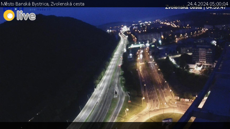Město Banská Bystrica - Zvolenská cesta - 24.4.2024 v 05:00