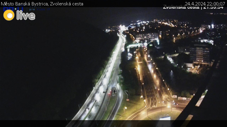 Město Banská Bystrica - Zvolenská cesta - 24.4.2024 v 22:00