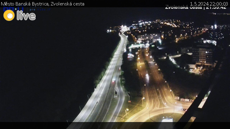 Město Banská Bystrica - Zvolenská cesta - 1.5.2024 v 22:00