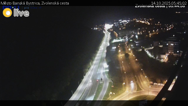 Město Banská Bystrica - Zvolenská cesta - 14.10.2025 v 05:45 Město Banská Bystrica - Zvolenská cesta - 14.10.2025 v 05:45