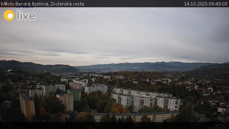 Město Banská Bystrica - Zvolenská cesta - 14.10.2025 v 08:45 Město Banská Bystrica - Zvolenská cesta - 14.10.2025 v 08:45