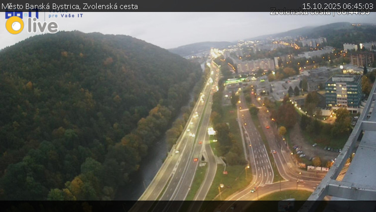 Město Banská Bystrica - Zvolenská cesta - 15.10.2025 v 06:45 Město Banská Bystrica - Zvolenská cesta - 15.10.2025 v 06:45
