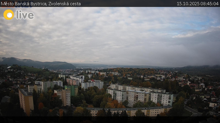 Město Banská Bystrica - Zvolenská cesta - 15.10.2025 v 08:45 Město Banská Bystrica - Zvolenská cesta - 15.10.2025 v 08:45