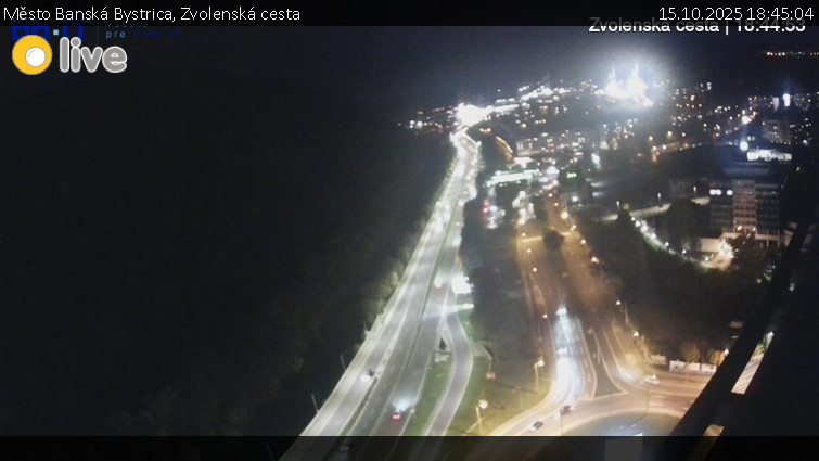 Město Banská Bystrica - Zvolenská cesta - 15.10.2025 v 18:45 Město Banská Bystrica - Zvolenská cesta - 15.10.2025 v 18:45
