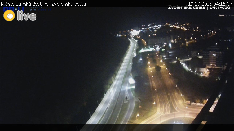 Město Banská Bystrica - Zvolenská cesta - 19.10.2025 v 04:15 Město Banská Bystrica - Zvolenská cesta - 19.10.2025 v 04:15