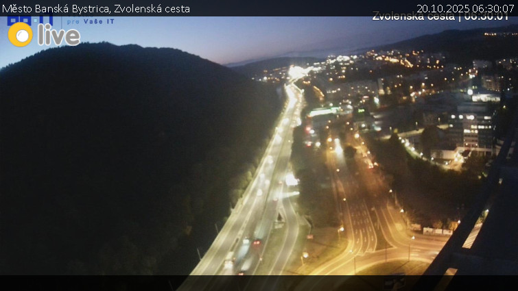 Město Banská Bystrica - Zvolenská cesta - 20.10.2025 v 06:30 Město Banská Bystrica - Zvolenská cesta - 20.10.2025 v 06:30
