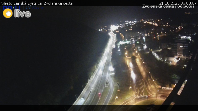 Město Banská Bystrica - Zvolenská cesta - 21.10.2025 v 06:00 Město Banská Bystrica - Zvolenská cesta - 21.10.2025 v 06:00