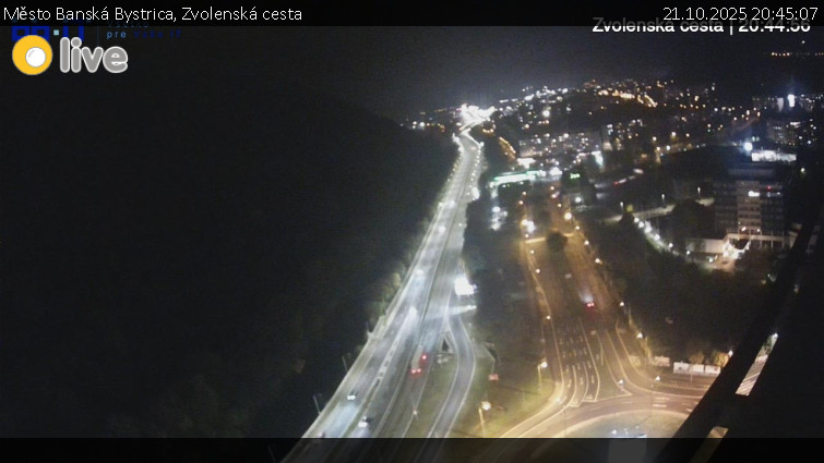 Město Banská Bystrica - Zvolenská cesta - 21.10.2025 v 20:45 Město Banská Bystrica - Zvolenská cesta - 21.10.2025 v 20:45