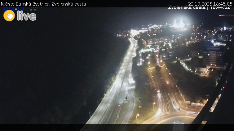 Město Banská Bystrica - Zvolenská cesta - 22.10.2025 v 18:45 Město Banská Bystrica - Zvolenská cesta - 22.10.2025 v 18:45