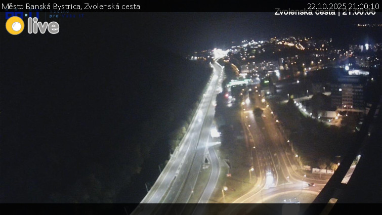 Město Banská Bystrica - Zvolenská cesta - 22.10.2025 v 21:00 Město Banská Bystrica - Zvolenská cesta - 22.10.2025 v 21:00